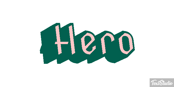 Hero Text effect