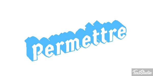 Permettre Effet de texte