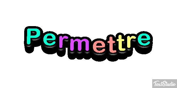 Permettre Effet de texte