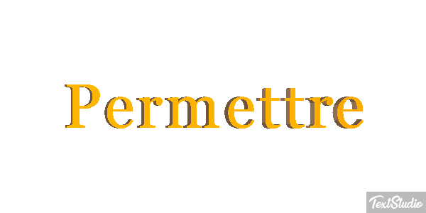 Permettre Effet de texte