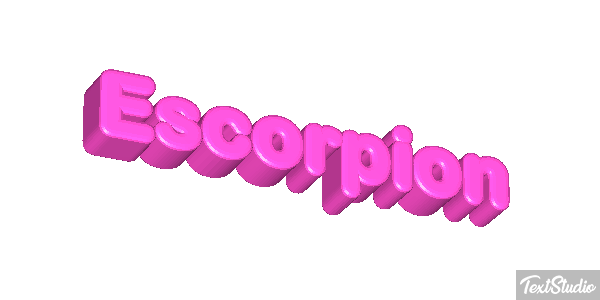 Escorpión Effetto testo