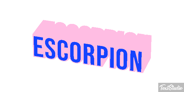 Escorpión Effetto testo