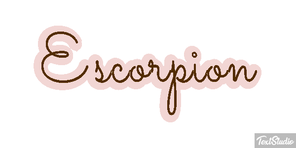 Escorpión Effetto testo
