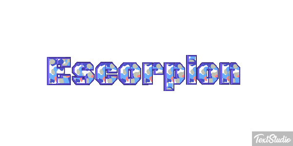 Escorpión Effetto testo