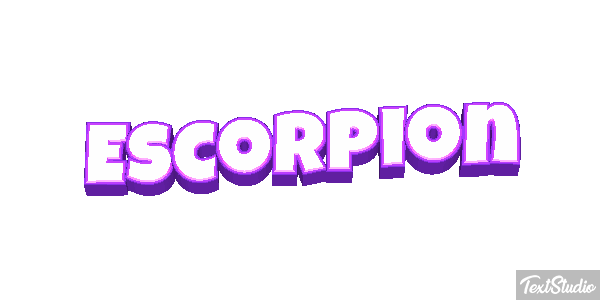 Escorpión Effetto testo