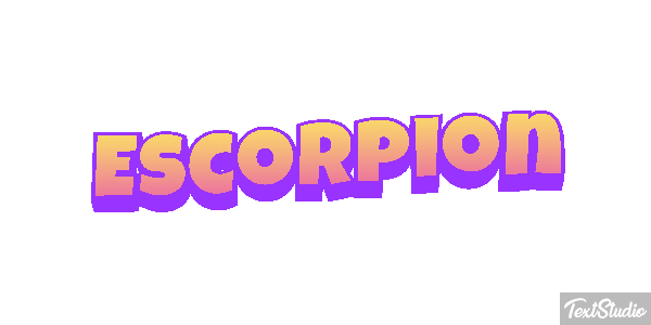 Escorpión Effetto testo