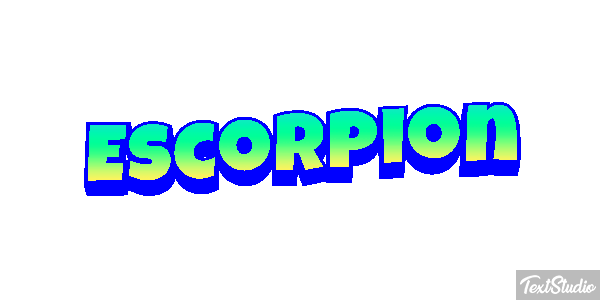 Escorpión Effetto testo