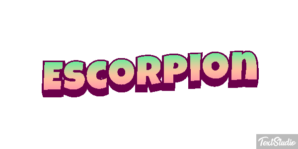 Escorpión Effetto testo