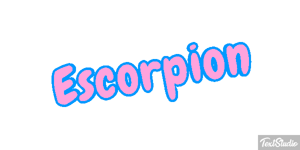 Escorpión Effetto testo