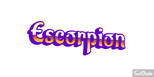 Escorpión Effetto testo