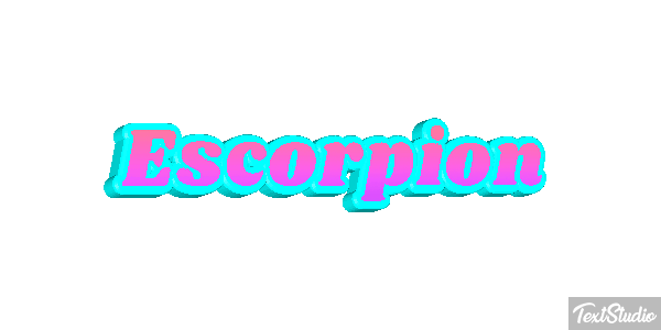 Escorpión Effetto testo