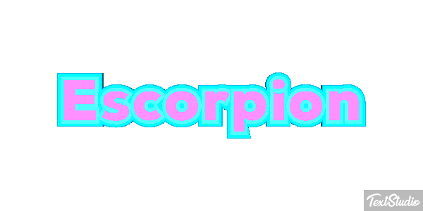 Escorpión Effetto testo