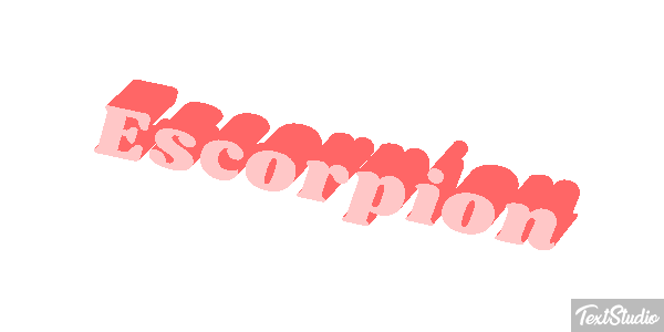 Escorpión Effetto testo