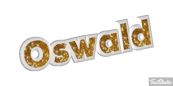 Oswald Текстовый эффект