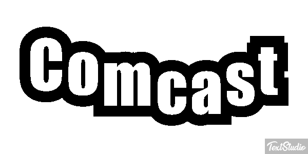 Comcast Tekst effect