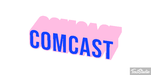 Comcast Tekst effect