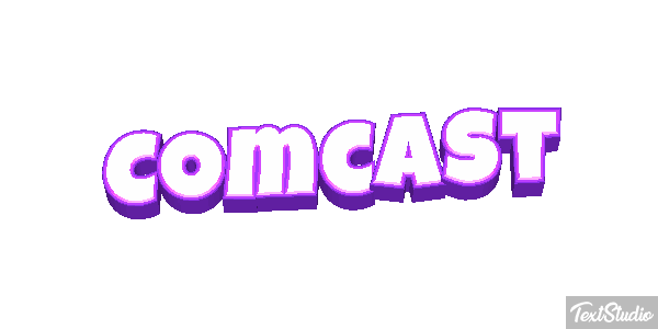 Comcast Tekst effect