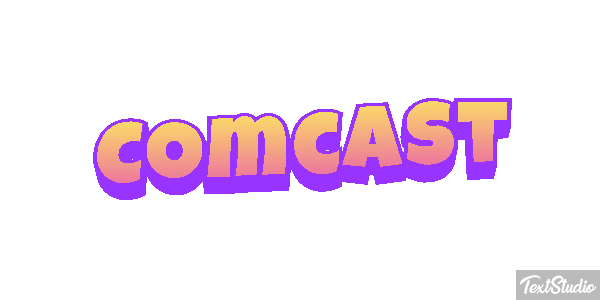 Comcast Tekst effect