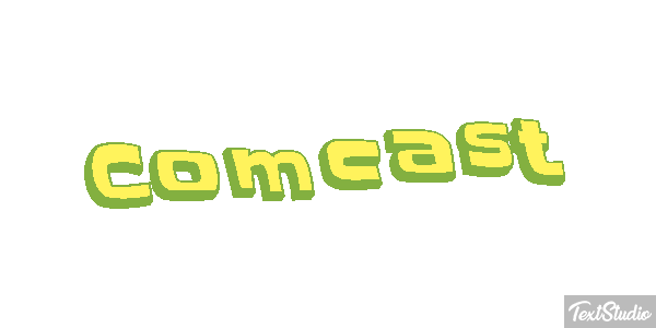 Comcast Tekst effect