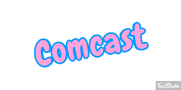 Comcast Tekst effect