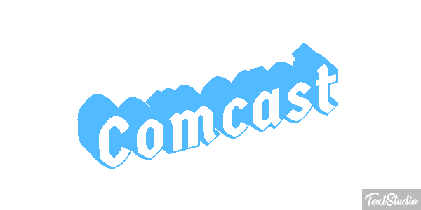 Comcast Tekst effect