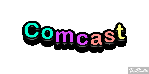 Comcast Tekst effect