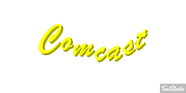 Comcast Tekst effect