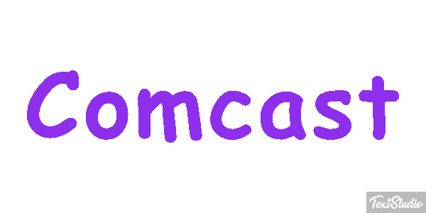 Comcast Tekst effect