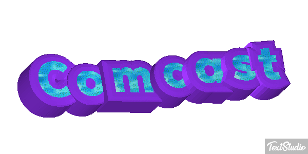 Comcast Tekst effect