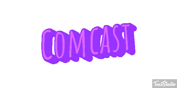 Comcast Tekst effect