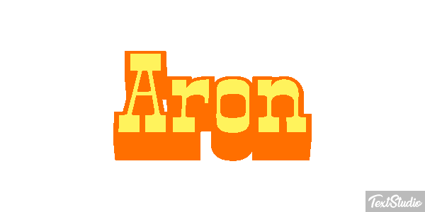 Aron Efecto de texto