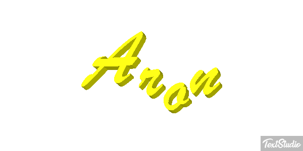 Aron Efecto de texto