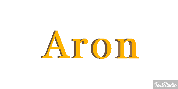 Aron Efecto de texto