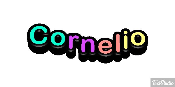Cornelio Efecto de texto