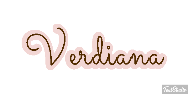 Verdiana Text effect