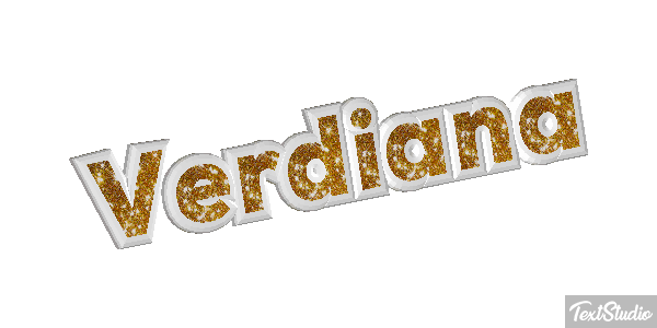 Verdiana Text effect
