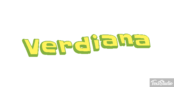 Verdiana Text effect