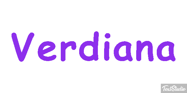 Verdiana Text effect