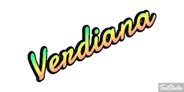 Verdiana Text effect