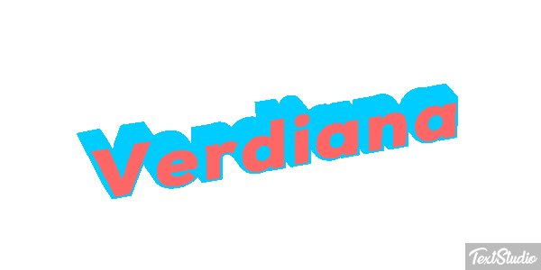 Verdiana Text effect