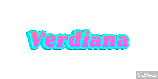 Verdiana Text effect