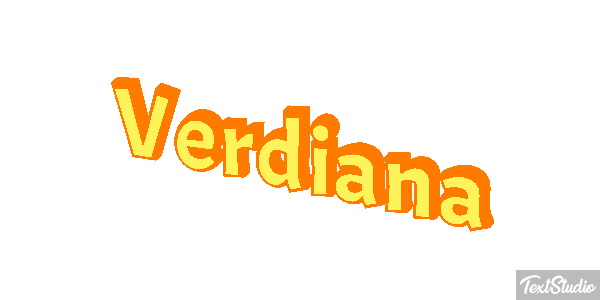 Verdiana Text effect