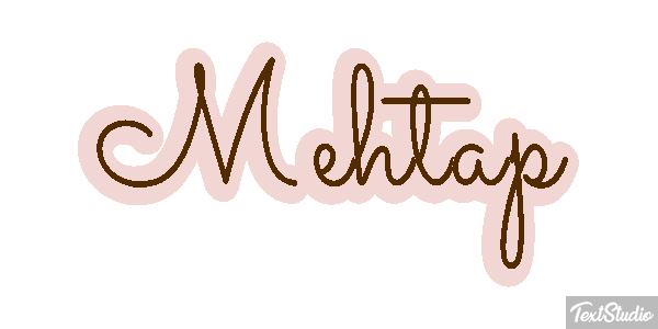 Mehtap Efecto de texto