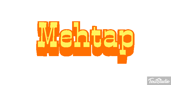 Mehtap Efecto de texto