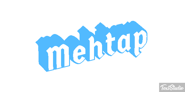 Mehtap Efecto de texto