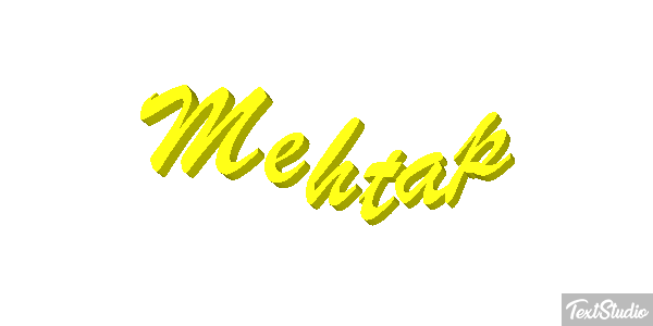 Mehtap Efecto de texto