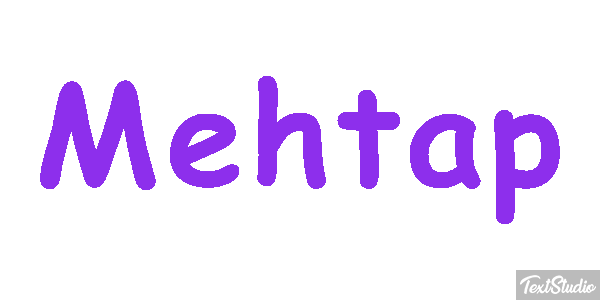 Mehtap Efecto de texto