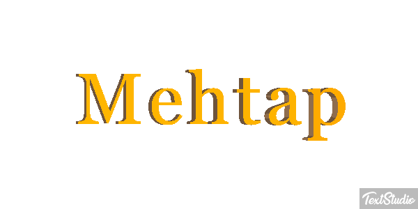 Mehtap Efecto de texto