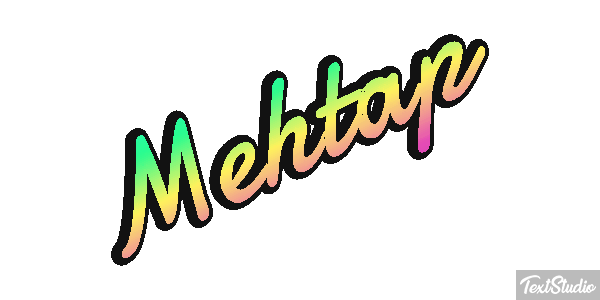 Mehtap Efecto de texto