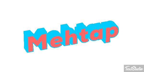 Mehtap Efecto de texto